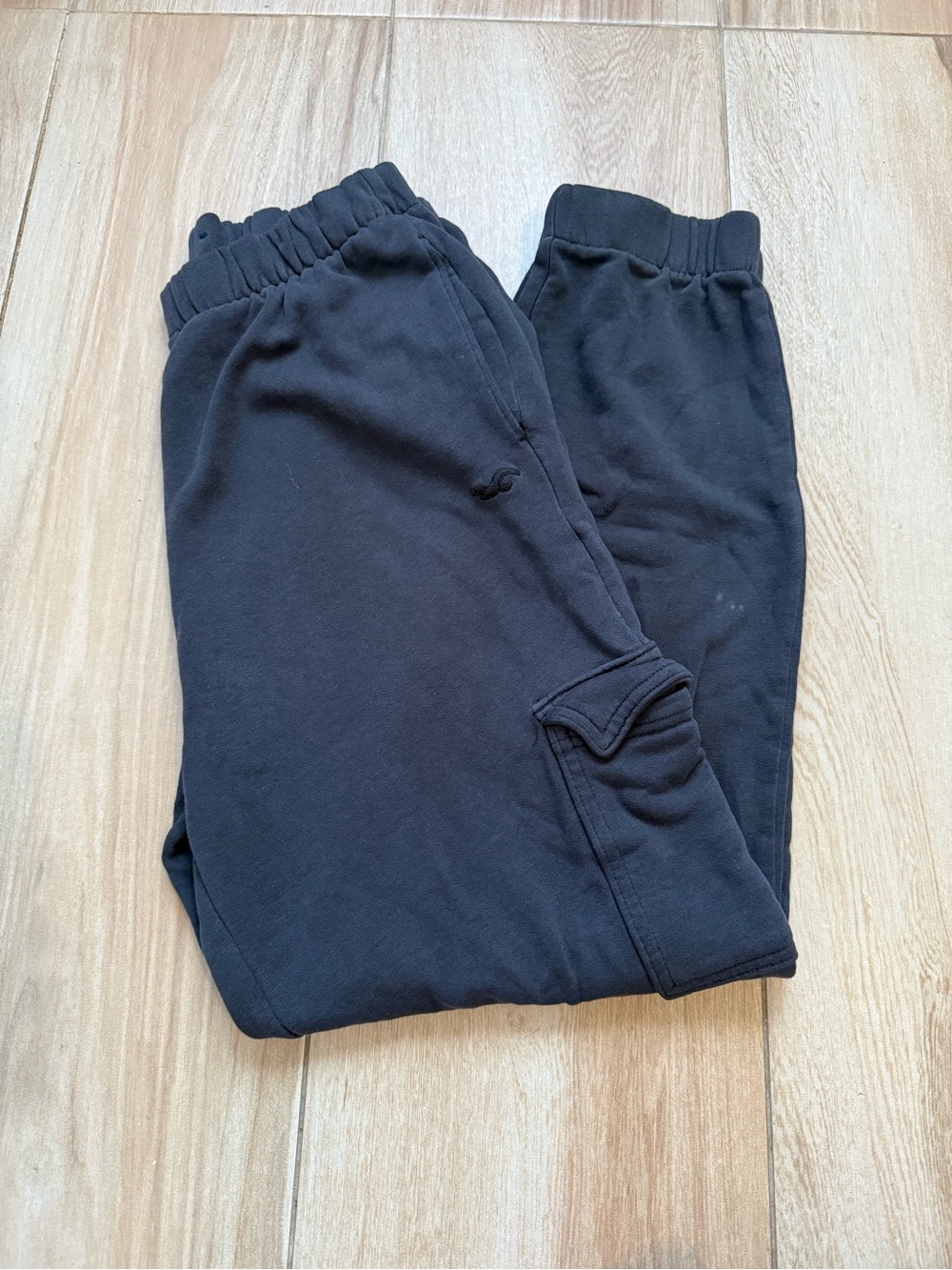 Hollister Black Ultra High-Rise Fleece Sweatpants
